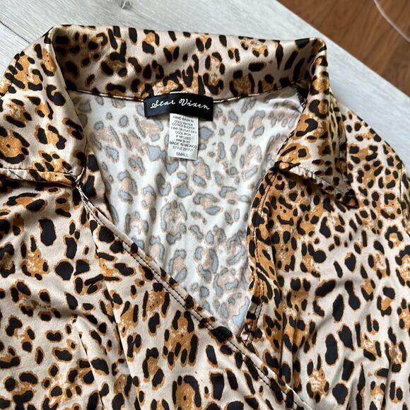 Star Vixen Women's Three-Quarter-Sleeve Faux‎ Wrap Dress S NWT IN PACKAGING - Picture 5 of 6